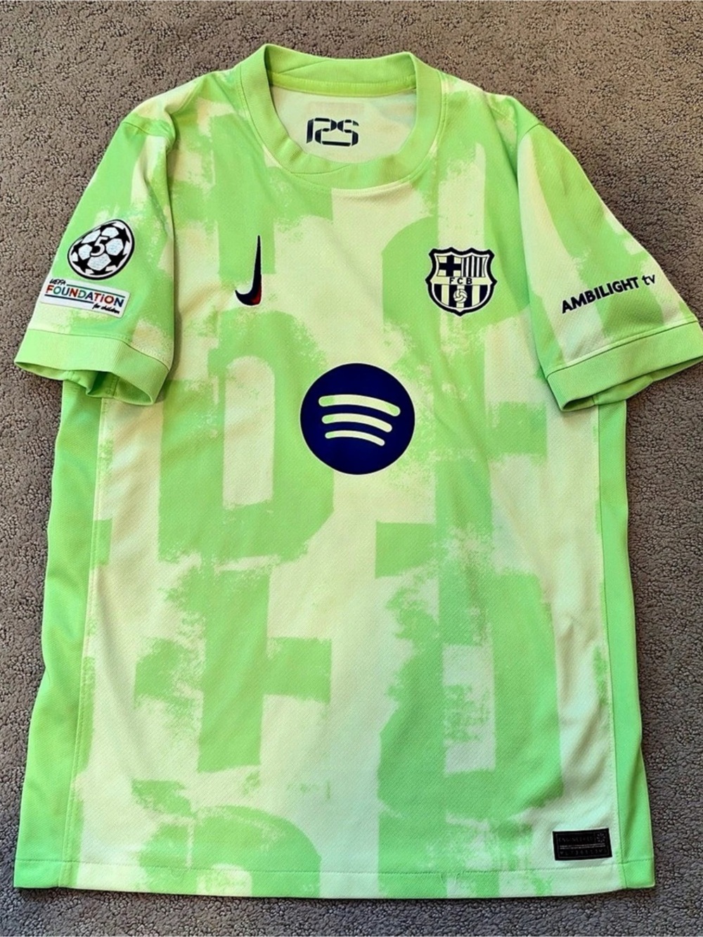 Nike FC Barcelona 2024/25 Third Jersey - Lamine Yamal #19 Youth XL